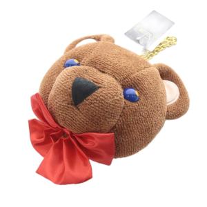 ジルベル ポーチ チャーム 茶色 ブラウン /SR SH