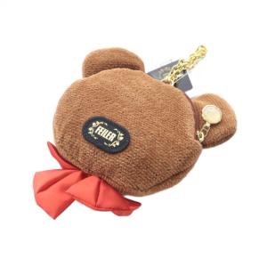 FEILER ジルベル ポーチ チャーム 茶色 ブラウン /SR SH