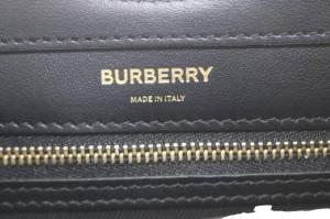 BURBERRY ハンドバッグ ポケットバッグ チェック 2way ブラック レッド