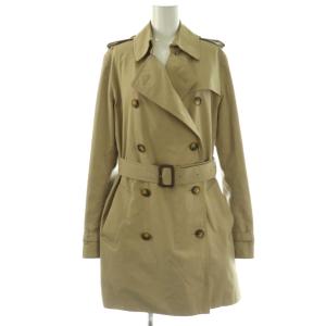 裏地ノバチェックトレンチコート スプリングコート アウター ベージュ /NR OS