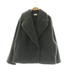 近年モデル プードルボアコート アウター 0 グレー /NR OS