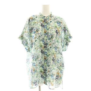 25SS DEVEAUX/ドットタックスリーブシャツ ブラウス マルチカラー /DF OS