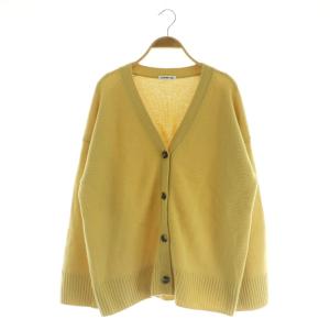 24AW Charlotte Vネック カーディガン ニット カシミア混 イエロー /MY OS