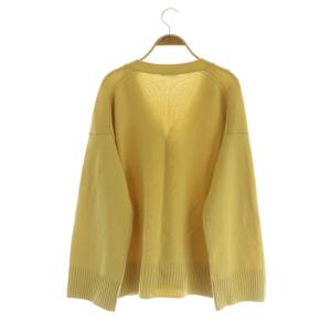 EVERYDAY I LIKE 24AW Charlotte Vネック カーディガン ニット カシミア混 イエロー /MY OS