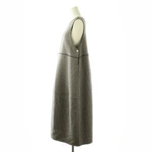 TOMORROWLAND collection 25AW ガンクラブトゥースリバー 4way コクーンワンピース 36 ベージュ