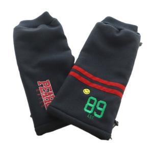 ゴルフ 24SS メルトンフリースレッグウォーマー 刺繍 FR 紺 053-4183114 /MI OS