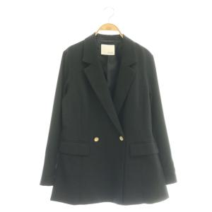 24AW ウールライクダブルジャケット テーラード F ネイビー /CX OS