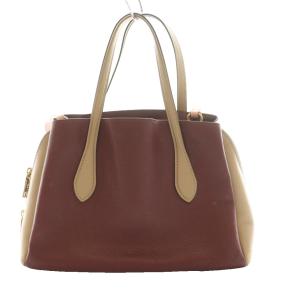 COACH 2WAYバッグ ハンド ショルダー レザー 赤紫 レッドパープル /SS OS