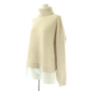 BRUNELLO CUCINELLI ウールカシミヤ タートルネックニット プルオーバー M ベージュ