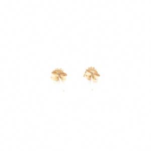 ete フラワーピアス K18 イエローゴールド /SR