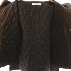 Spick&Span レザージャケット ブルゾン 羊革 38 ブラウン /ES OS