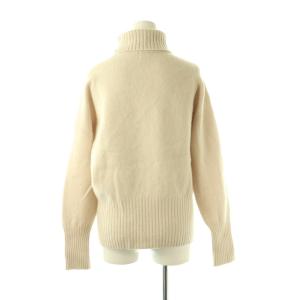 Spick&Span 24AW タートルネックニット セーター 長袖 ウール カシミヤ混 ベージュ /NR OS
