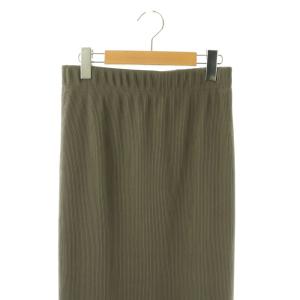 JOURNAL STANDARD 24SS ハリヌキテレコロングスカート タイト カーキグレー /NR OS