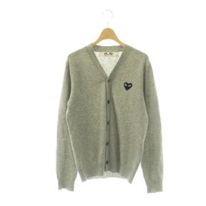 AZ-N024 AD2016 Vネック カーディガン ニット 長袖 ウール S グレー /NR OS