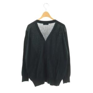 JOHN SMEDLEY コットンVネックカーディガン 長袖 M ネイビー /DO OS