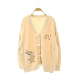 ホーム 24AW Bambi カーディガン ルームウェア F ピーチベージュ /ES OS