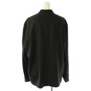 theory luxe 24AW SUAVE SAXONY JULLY ブラウス 038 ブラック /ES OS