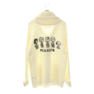 gelato pique ×PEANUTS SNOOPY カーディガン ルームウェア M ホワイト /ES OS