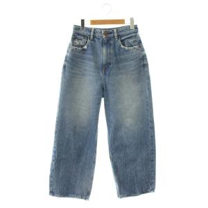 DAKOTA CROPPED デニムパンツ ワイド 24 ブルー /HK OS