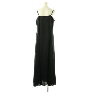 Lisiere L'Appartement 25SS Satin Cami Dress ワンピース キャミソール ロング 黒 /NR OS SH