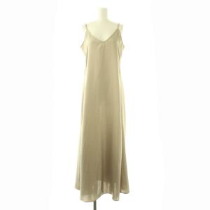 25SS Satin Cami Dress キャミワンピース ドレス サテン ベージュ /ES OS SH