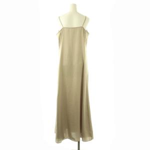 Lisiere L'Appartement 25SS Satin Cami Dress キャミワンピース ドレス サテン ベージュ /ES OS SH