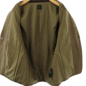 Spick&Span 25AW クラシックツイードVカラージャケット 36 ブラウン