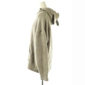 gelato pique ジップアップニットフーディー × あつまれどうぶつの森 F グレー マルチカラー /DO OS