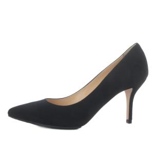 ANDREA 80 パンプス ピンヒール ポインテッドトゥ スエード 35.5 ブラック /YO37 SH
