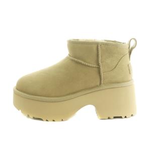 Classic Ultra Mini New Heights ショートブーツ US6 23.0cm ベージュ