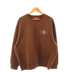 24AW Crest Crewneck スウェット L ブラウン ホワイト