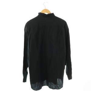 marka WIDE FIT SHIRT シャツ 長袖 リネン混 1 ネイビー M21B-01SH02C /DO OS