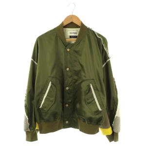 Limonta Nylon Knit Sleeve MA-1 Blouson 1 カーキ