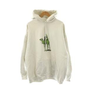 SILK ROAD プルオーバーパーカー 19-20年 L ホワイト グリーン