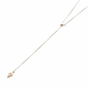 K10YG リーフモチーフネックレス