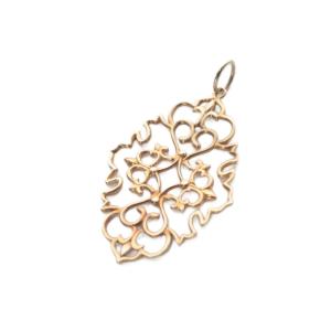 透かし ペンダントトップ チャーム K10