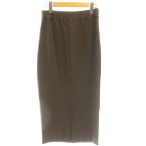 AMERICANA スウェット スカート ロング タイト L'Appartement取扱い M 茶 ブラウン /SS OS