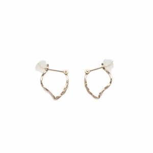 ピアス K10 イエローゴールド /SR