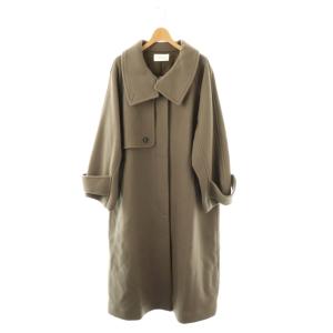 24AW ウールリバーバルマカンコート 0 モカ 