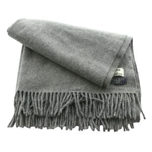 Acne Studios ウールフリンジストール マフラー ウール グレー /SS OS