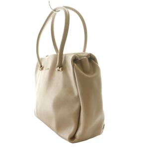 FURLA レザー トートバッグ ベージュ /SS OS