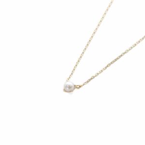 K18 YG パール1Pネックレス