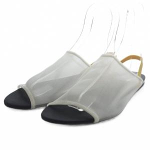 The Row CLEAR MESH FLAT SANDAL 37.5 アイボリー