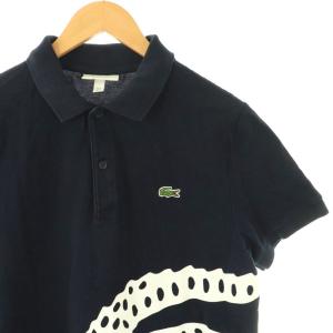 LACOSTE PH5284 ポロシャツ 半袖 FR4 M ネイビー ホワイト /ES OS