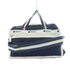 MINI DUFFEL CROSSBODY 2way ショルダー ハンドバッグ ネイビー 白 ホワイト