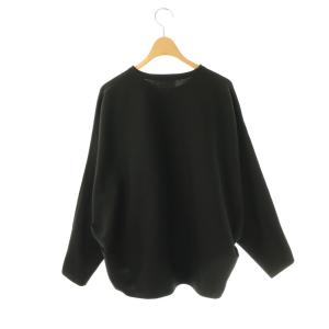 BEARDSLEY 25AW ドルマンニットカーディガン ジップアップ F ブラック /ES OS