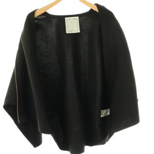 BEARDSLEY 25AW ドルマンニットカーディガン ジップアップ F ブラック /ES OS