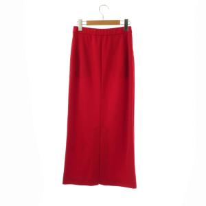 Grace Class 25AW トリアセペンシルラインスカート タイトスカート 36 レッド /ES OS