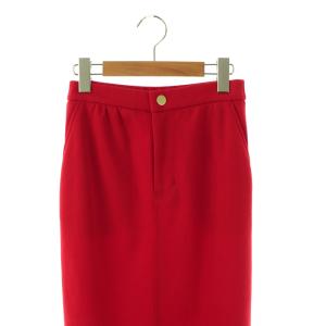 Grace Class 25AW トリアセペンシルラインスカート タイトスカート 36 レッド /ES OS
