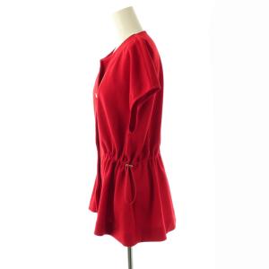 Grace Class 25AW ダブルクロスジャージトップ カットソー 半袖 36 レッド /ES OS